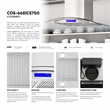 30 in. Lumin Collection Ducted Island Range Hood in Stainless Steel