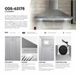 30 in. Vista Collection Ducted Wall Mount Range Hood in Stainless Steel