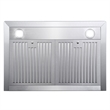 30 in. Vista Collection Ducted Wall Mount Range Hood in Stainless Steel