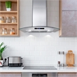 30 in. Vista Collection Ducted Wall Mount Range Hood in Stainless Steel