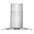 30 in. Vista Collection Ducted Wall Mount Range Hood in Stainless Steel
