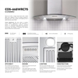 30 in. Vista Collection Ducted Wall Mount Range Hood in Stainless Steel