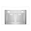 30 in. Vista Collection Ducted Wall Mount Range Hood in Stainless Steel