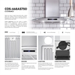30 in. Vista Collection Ducted Wall Mount Range Hood in Stainless Steel