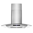 30 in. Vista Collection Ducted Wall Mount Range Hood in Stainless Steel