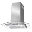 30 in. Vista Collection Ducted Wall Mount Range Hood in Stainless Steel
