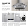 30 in. Vista Collection Ducted Wall Mount Range Hood in Stainless Steel
