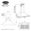 30 in. Vista Collection Ducted Wall Mount Range Hood in Stainless Steel
