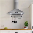 30 in. Vista Collection Ducted Wall Mount Range Hood in Stainless Steel