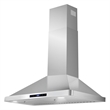 30 in. Vista Collection Ducted Wall Mount Range Hood in Stainless Steel
