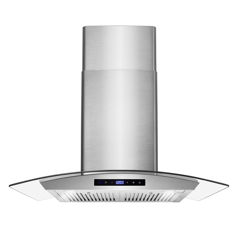30 in. Vista Collection Ductless Wall Mount Range Hood in Stainless Steel