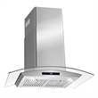 30 in. Vista Collection Ductless Wall Mount Range Hood in Stainless Steel