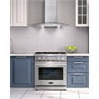 30 in. Vista Collection Ductless Wall Mount Range Hood in Stainless Steel