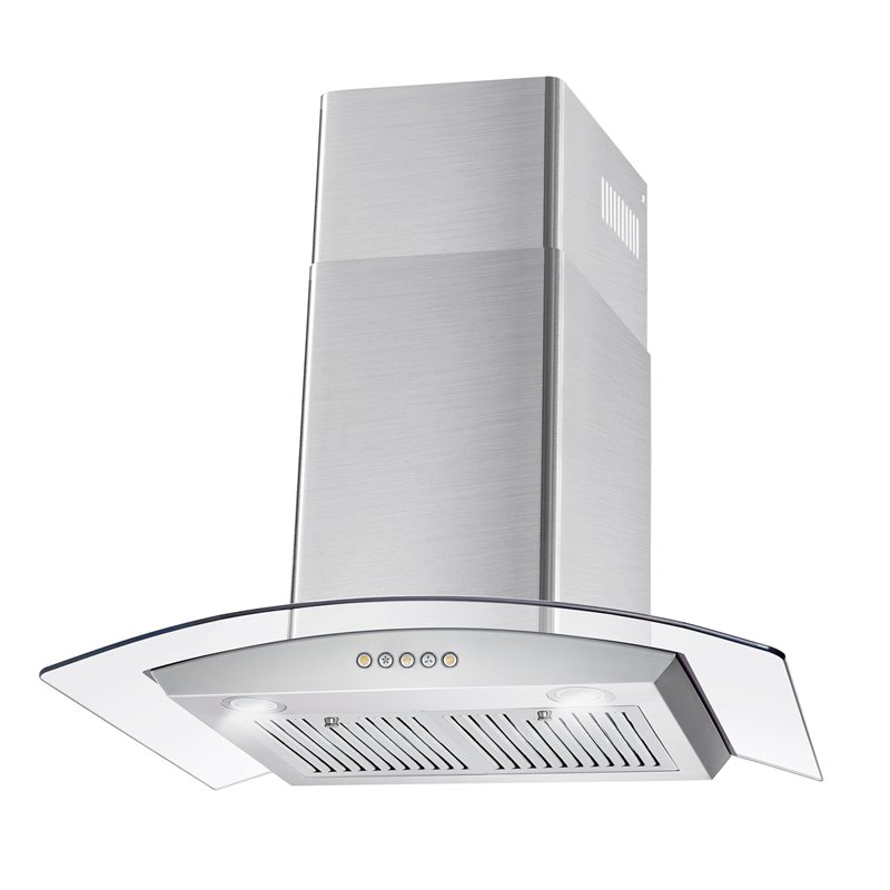 30 in. Vista Collection Ductless Wall Mount Range Hood in Stainless Steel