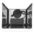 36 in. Lumin Collection Ducted Island Range Hood in Stainless Steel