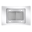 36 in. Lumin Collection Ducted Island Range Hood in Stainless Steel