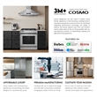 36 in. Lumin Collection Ducted Island Range Hood in Stainless Steel