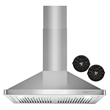 30 in. Vista Collection Ductless Wall Mount Range Hood in Stainless Steel