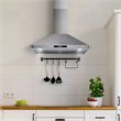 30 in. Vista Collection Ductless Wall Mount Range Hood in Stainless Steel