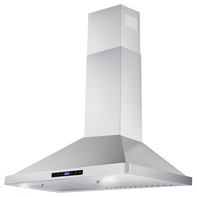 30 in. Vista Collection Ductless Wall Mount Range Hood in Stainless Steel