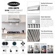 30 in. Haven Collection Ducted Under Cabinet Range Hood in Stainless Steel