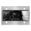 36 in. Lumin Collection Ducted Island Range Hood in Stainless Steel