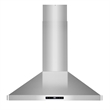 36 in. Lumin Collection Ducted Island Range Hood in Stainless Steel