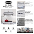 36 in. Haven Collection Ducted Under Cabinet Range Hood in Stainless Steel