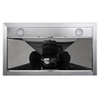 36 in. Vista Collection Ducted Wall Mount Range Hood in Stainless Steel
