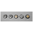 36 in. Vista Collection Ducted Wall Mount Range Hood in Stainless Steel