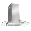 36 in. Vista Collection Ducted Wall Mount Range Hood in Stainless Steel
