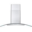 36 in. Vista Collection Ducted Wall Mount Range Hood in Stainless Steel
