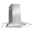 36 in. Vista Collection Ducted Wall Mount Range Hood in Stainless Steel