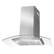 36 in. Vista Collection Ducted Wall Mount Range Hood in Stainless Steel