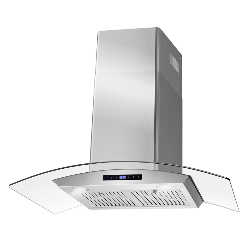 36 in. Vista Collection Ducted Wall Mount Range Hood in Stainless Steel