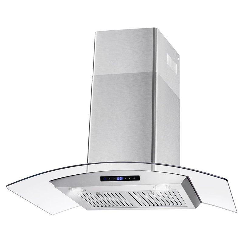 36 in. Vista Collection Ductless Wall Mount Range Hood in Stainless Steel
