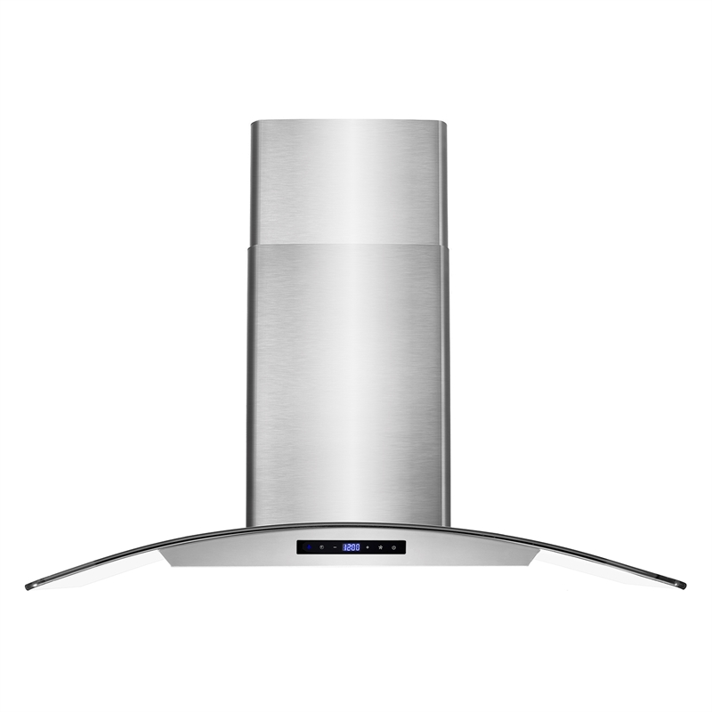 36 in. Vista Collection Ductless Wall Mount Range Hood in Stainless Steel
