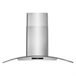 36 in. Vista Collection Ductless Wall Mount Range Hood in Stainless Steel
