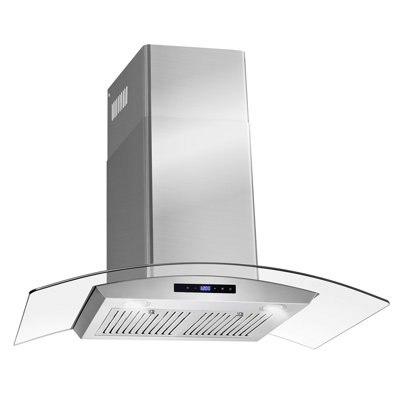 36 in. Vista Collection Ductless Wall Mount Range Hood in Stainless Steel