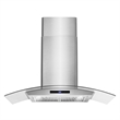 36 in. Vista Collection Ductless Wall Mount Range Hood in Stainless Steel