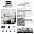 36 in. Haven Collection Ducted Under Cabinet Range Hood in Stainless Steel