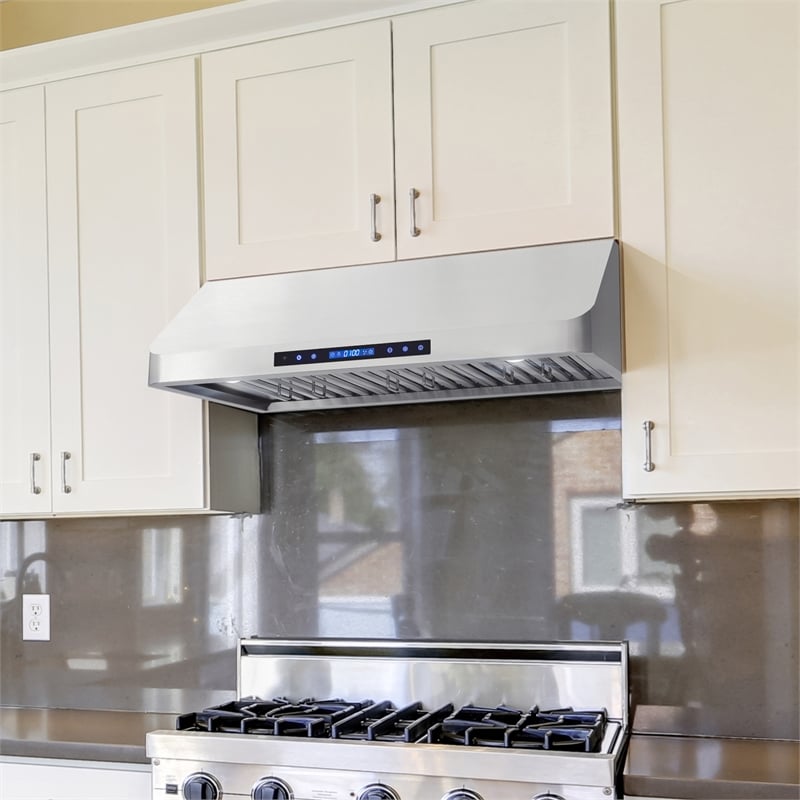 36 in. Haven Collection Ducted Under Cabinet Range Hood in Stainless Steel