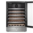 Cosmo COS-24BIWCS 48-Bottle Single-Zone Stainless Steel Freestanding Wine Cooler