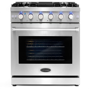 30 in. Haven Collection 4.8 cu. ft. 5 Sealed Burners Gas Range - Liquid Propane