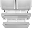 22.5 cu. ft. 4-Door French Door Refrigerator with Handles in Stainless Steel
