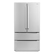 22.5 cu. ft. 4-Door French Door Refrigerator with Handles in Stainless Steel