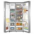Cosmo 26.3 cu. ft. Side-by-Side Refrigerator with Water and Ice Dispenser
