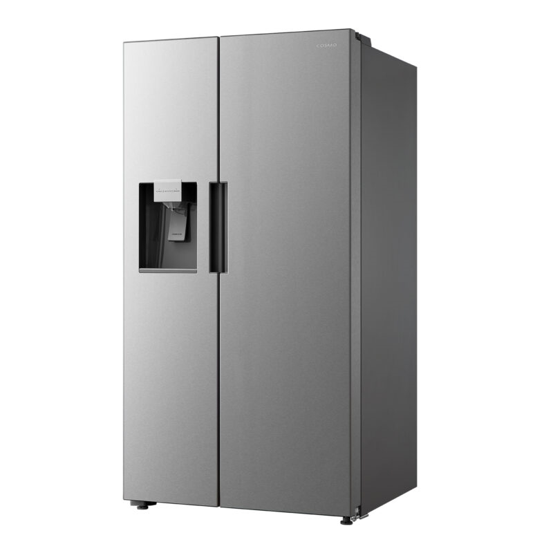 Cosmo 26.3 cu. ft. Side-by-Side Refrigerator with Water and Ice Dispenser