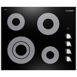 Cosmo 30 in. Drop-In Electric Ceramic Glass Cooktop & Microwave w/ Vent Fan Set