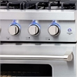 Cosmo 36 in. Gas Range & Hood & Dishwasher & Refrigerator & Microwave Set